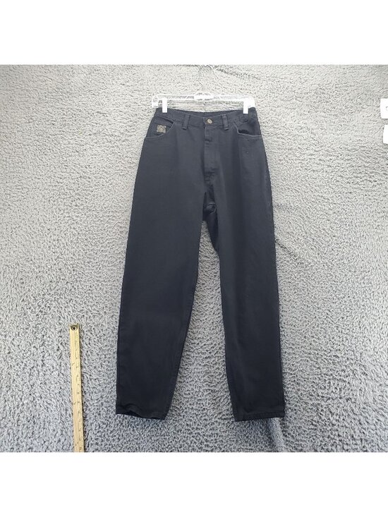 Wrangler Denim - Wrangler Jeans Womens 12 Black High-Waisted Petite 100% Cotton Made In USA